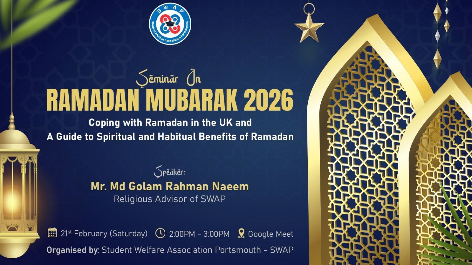Ramadan-Based Online Religious Session ๐